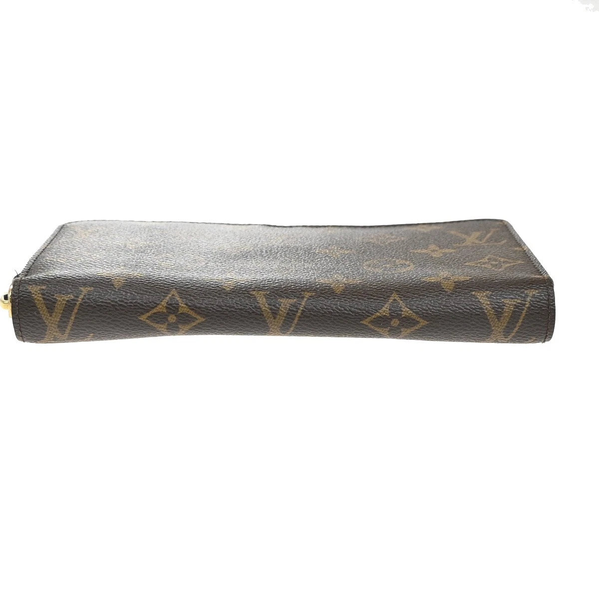 Louis Vuitton Long Zippy Wallet Monogram Leather Brown – Made in France Authentic Luxury Organizer | Free 3–5 Day USA Shipping