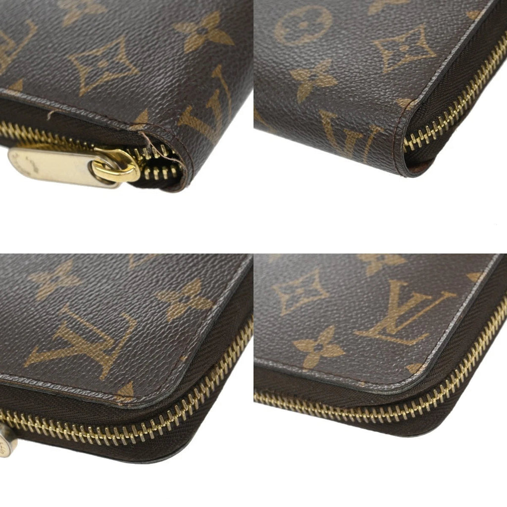 Louis Vuitton Long Zippy Wallet Monogram Leather Brown – Made in France Authentic Luxury Organizer | Free 3–5 Day USA Shipping